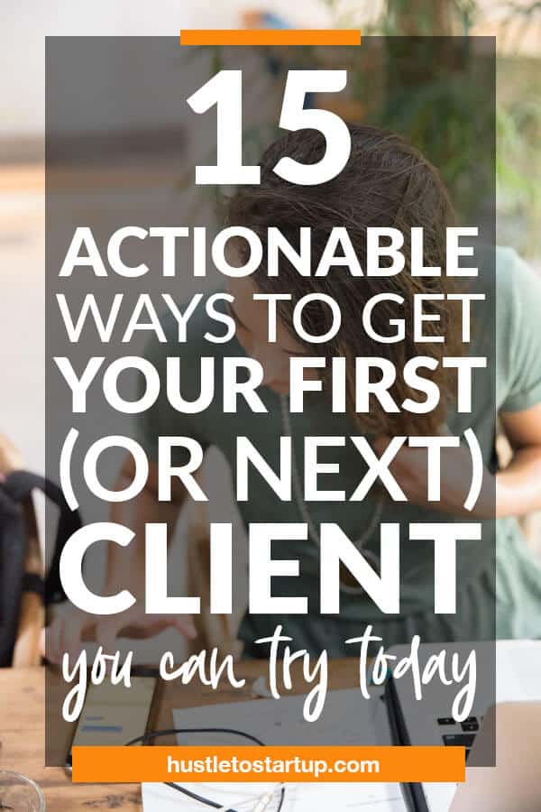 9 ways to find new clients