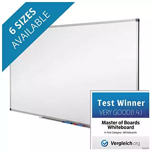 Magnetic White Board | Dry Erase Board | # 1 in Europe | Excellent for Office and Home - 24" x 36"